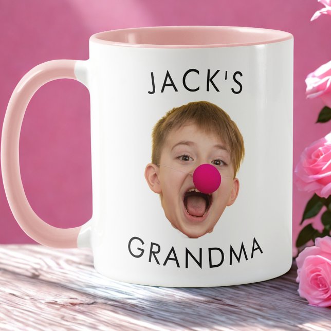 Grandma Birthday, Baby Face Dady Gift, Custom Face Mug (Creator Uploaded)