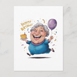 Grandma Birthday Celebration Postcard