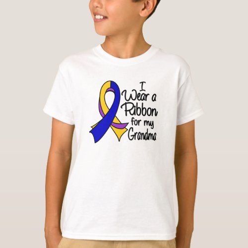 Grandma _ Bladder Cancer Ribbon T_Shirt