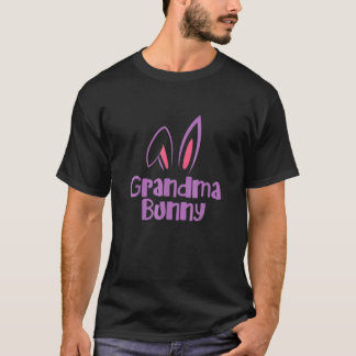Grandma Bunny Funny Easter Family Matching Couple T-Shirt