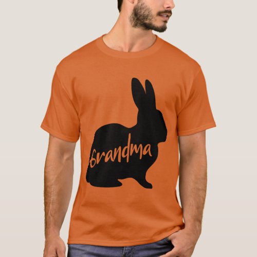 Grandma Bunny Rabbit Granny Nana Grandmother Easte T_Shirt