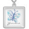 Grandma Butterfly Grandparents Necklace