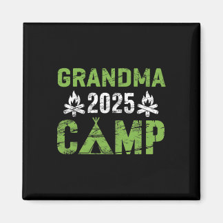 Grandma Camp 2025 Family Vacation Summer Camping C Magnet