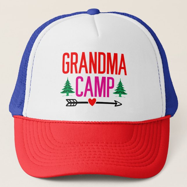 Grandma camp trucker hat (Front)