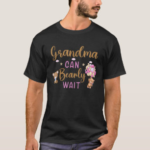 Grandma Can Bearly Wait Gender neutral Girl baby s T-Shirt