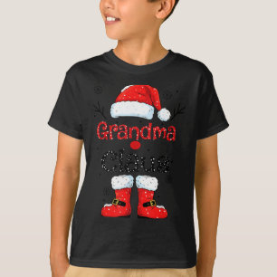Grandma Claus Christmas Costume Pajama Family Matc T-Shirt