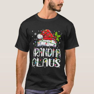 Grandma Claus Christmas Santa Matching Family Xmas T-Shirt