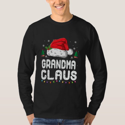 Grandma Claus Shirt Christmas Pajama Family