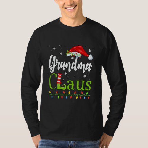 Grandma Claus Shirt Christmas Pajama Family