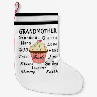Grandma Cupcakes For Grandmothers Small Christmas Stocking