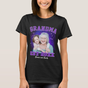Grandma Custom Photo Bootleg Rap Mother's Day T-Shirt