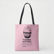 Grandma Daisy Cupcake Tote