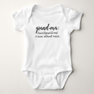 Grandma Definition Baby Bodysuit