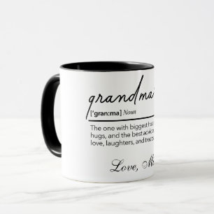 Grandma Definition Mother's day Grandma birthday  Mug