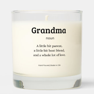 Grandma – Dictionary Style Candle