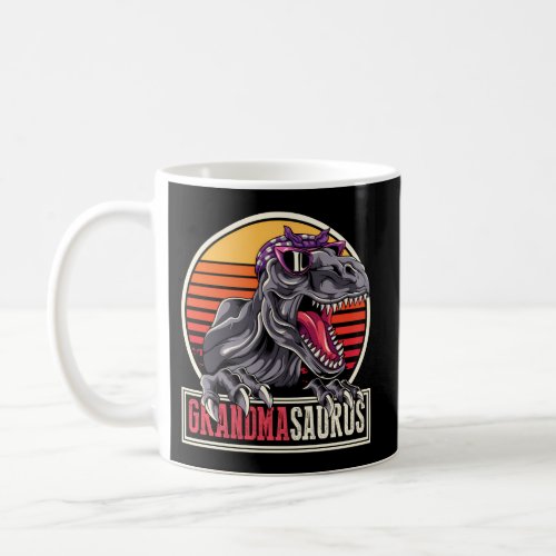 Grandma Dinosaur Family Grandmasaurus T Rex Coffee Mug