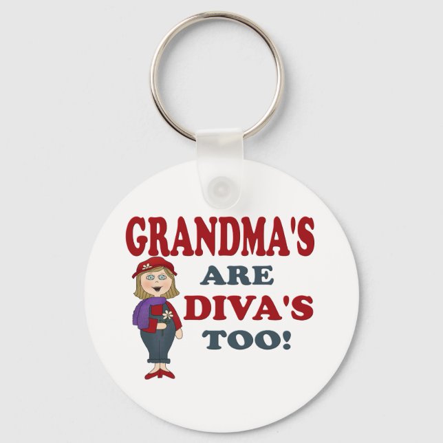 GRANDMA DIVA KEYCHAIN (Front)