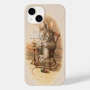 Grandma Dormouse Knitting Case-Mate iPhone 14 Case