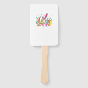 Grandma Easter Grandma Coquette Bunny Ears Eggs Ba Hand Fan