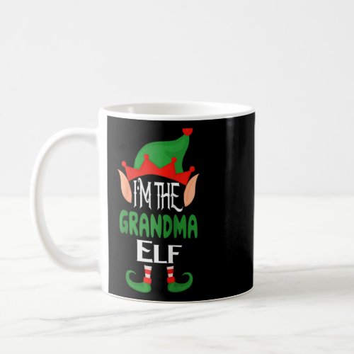 Grandma Elf Costume Cute Matching Group Family Chr Coffee Mug