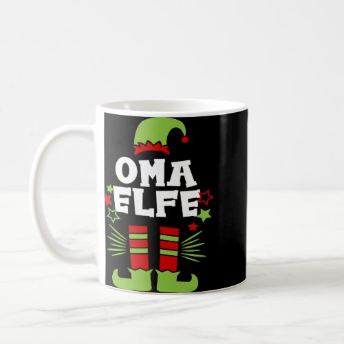 Grandma elf partner look family outfit Christmas  Coffee Mug