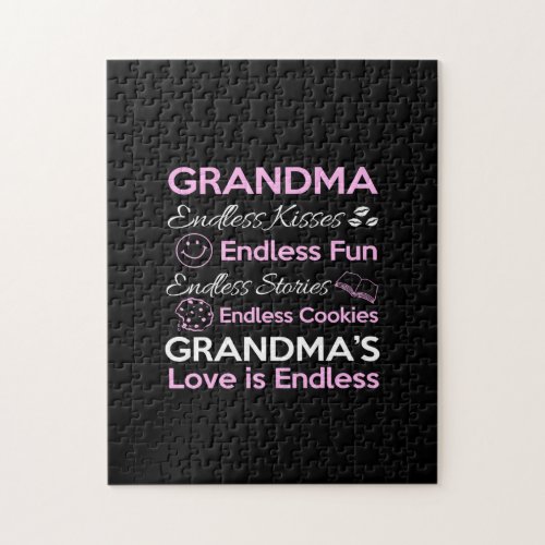 grandma endless kisses endless fun endless stories jigsaw puzzle