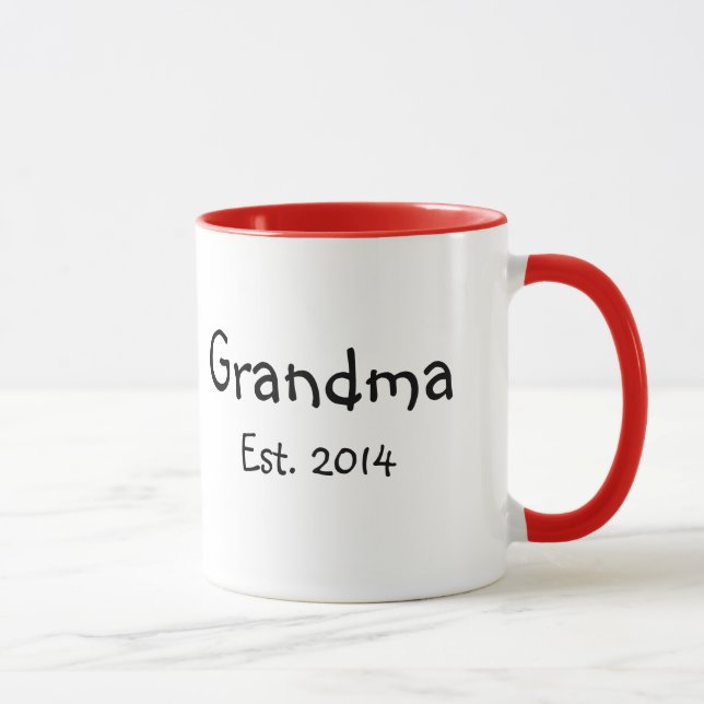 Grandma est. 2014 mug (Right)