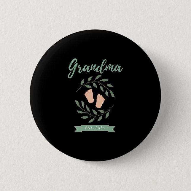 Grandma Est. 2024 Button (Front)