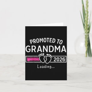 Grandma Est 2026 Promoted To Grandma New Grandma 2 Card