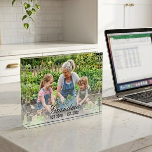 Grandma Est Custom Photo Gift Keepsake