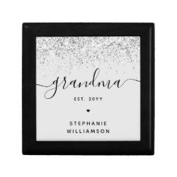 Grandma Est Glitter Confetti Custom Grandma Gifts Gift Box