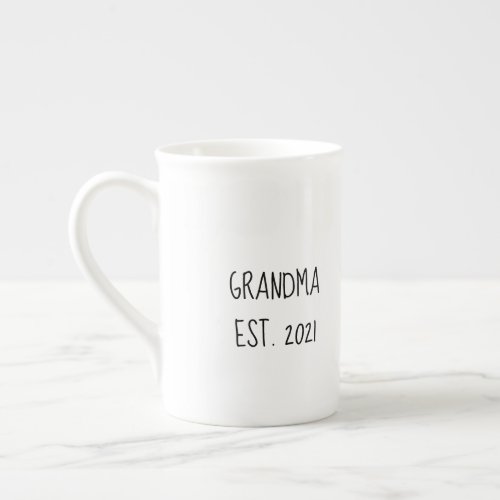 Grandma est year mug for new grandmas