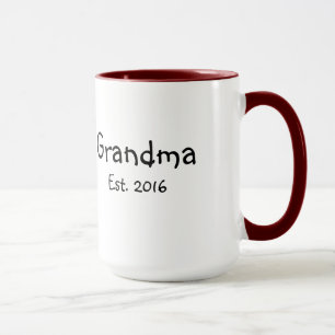 Grandma - Established 2016 - 15 oz Coffee Mug