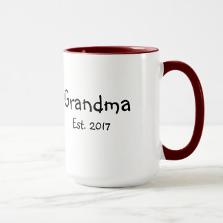 Grandma - Established 2017 - 15 oz Coffee Mug