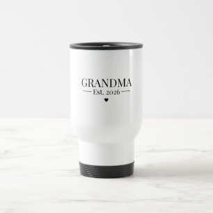 Grandma Established 2026 Travel Mug
