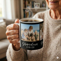 Grandma Established 3 Photo Grandparent's Day