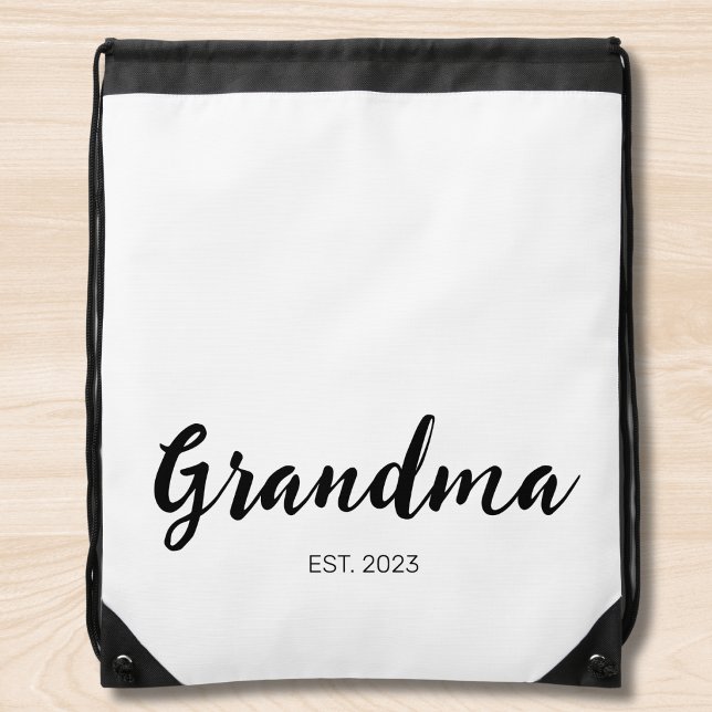 Grandma Established Drawstring Bag (Creator Uploaded)