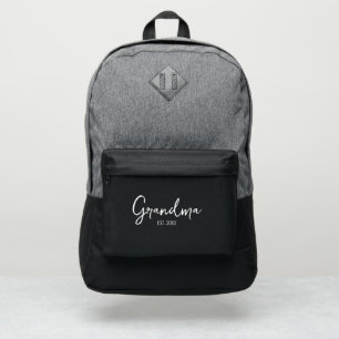Grandma Established Est Year Minimal Simple Port Authority® Backpack
