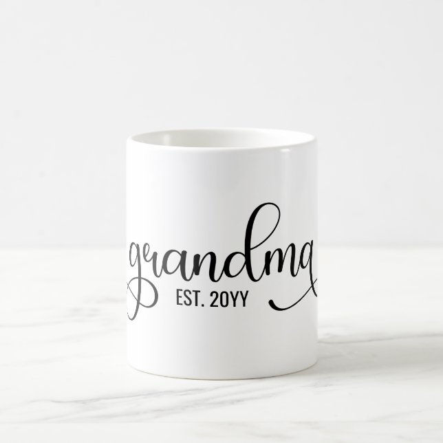 Grandma established, Gigi Grandmother gifts Coffee Mug (Center)