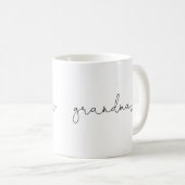 Grandma Established | Grandma Gift Coffee Mug (Front Right)