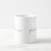Grandma Established | Grandma Gift Coffee Mug (Center)