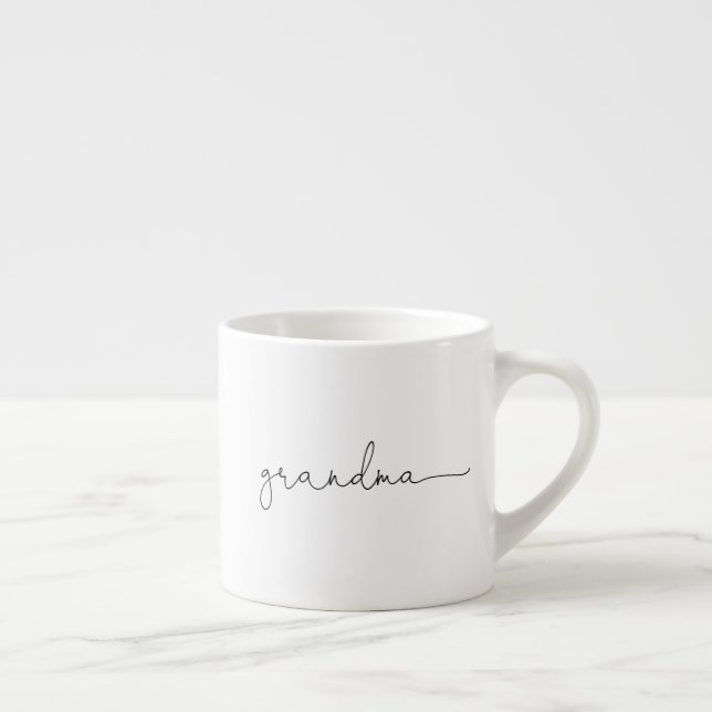 Grandma Established | Grandma Gift Espresso Cup (Right)