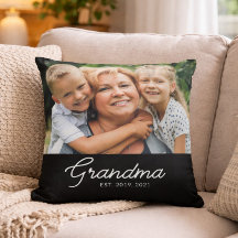 Grandma Established Modern Script Photo