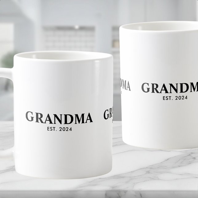 Grandma Established New Grandma Gift Coffee Mug (Creator Uploaded)