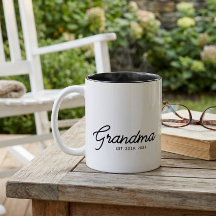 Grandma Established New Grandmother Gift