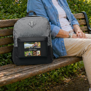 Grandma Established Photo Collage Keepsake Gift Port Authority® Backpack