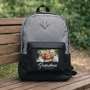 Grandma Established Script Photo Port Authority® Backpack