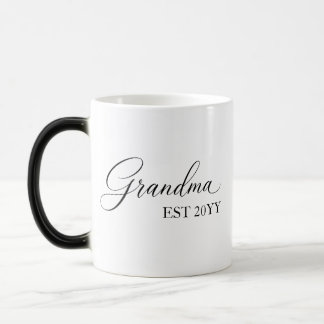 Grandma Established [Year] – Personalized  Color Morph Mug