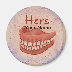 Grandma False Teeth custom Magnet
