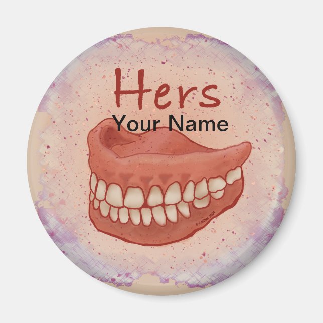 Grandma False Teeth custom  Magnet (Front)